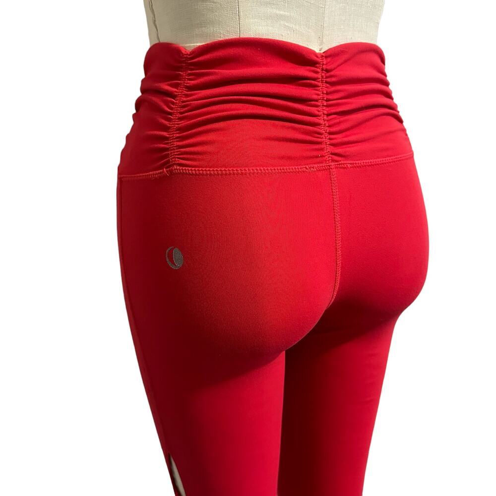 Carbon38 X Chill By Will Red Criss Cross Leggings… - image 4